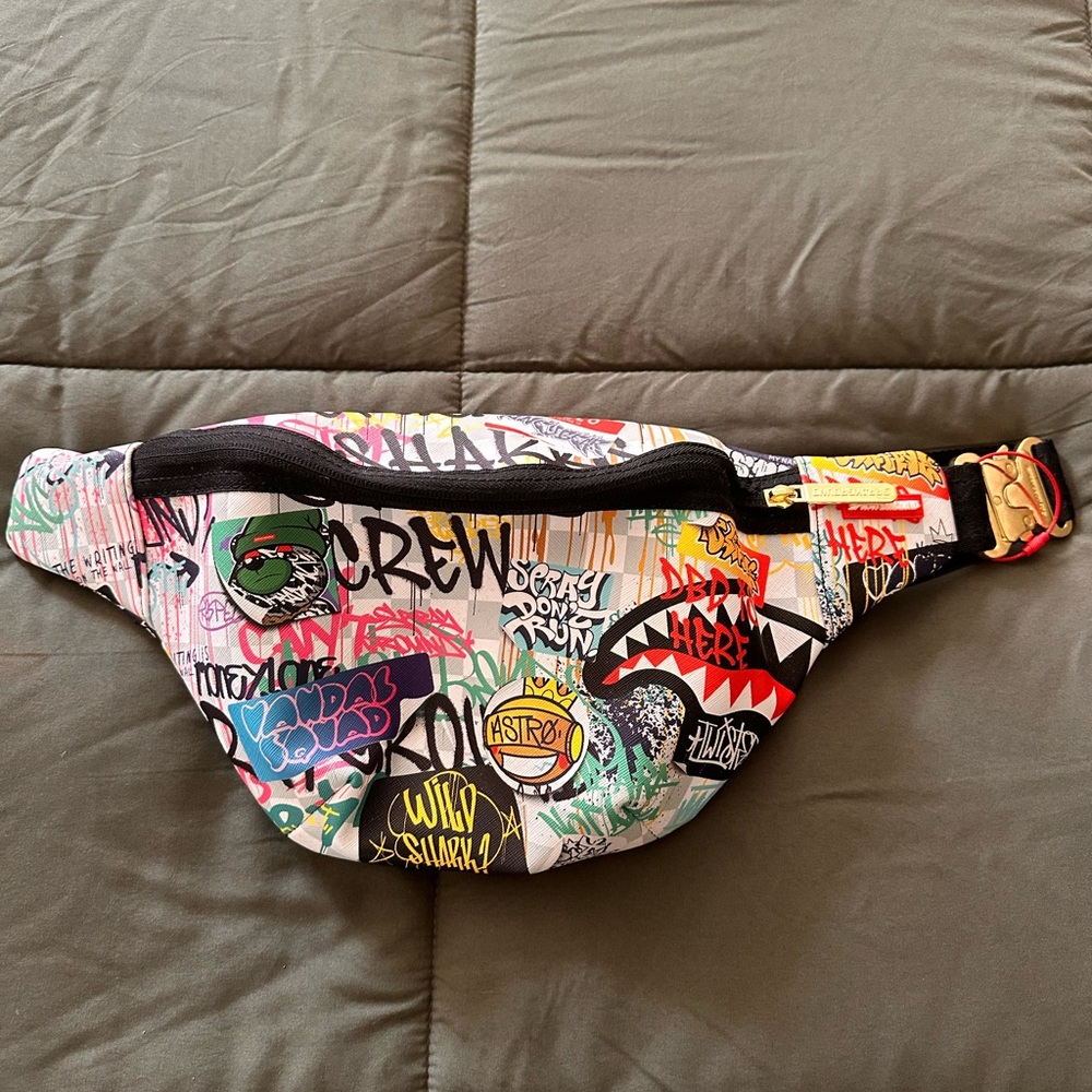 Sprayground Multicolor Graffiti Crossbody Bag
